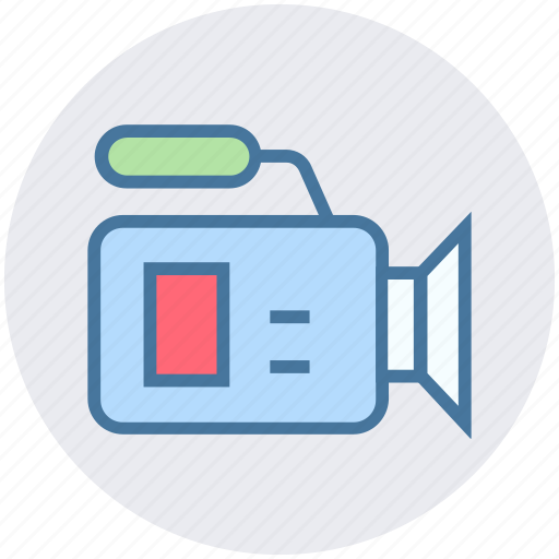 Camcorder, camera, film, movie, record, video camera icon - Download on Iconfinder