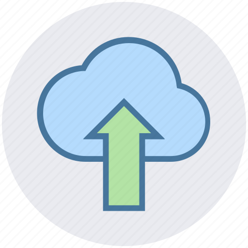 Arrow, cloud, data, storage, up, up arrow, upload icon - Download on Iconfinder