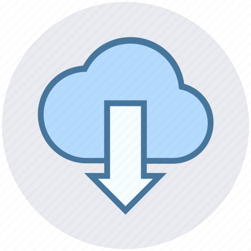 Arrow, cloud, data, down, down arrow, download, storage icon - Download on Iconfinder