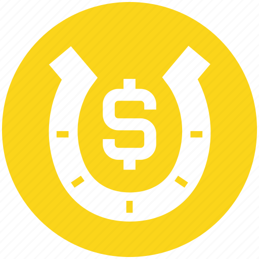 Casino, charm, dollar, gambling, horseshoe, lucky icon - Download on Iconfinder