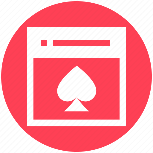 Casino, casino site, clubs site, gambling, page, web site icon - Download on Iconfinder