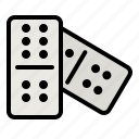 domino, number, gambler, casino, gambling