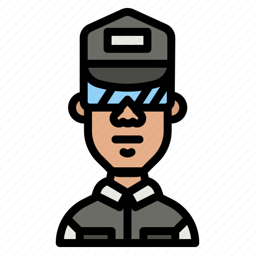 Guard, businessman, avatar, glasses, security icon - Download on Iconfinder