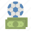 bet, football, sport, competition, dollar 
