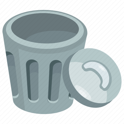 Bin, delete, dustbin, game button, trash button icon - Download on Iconfinder