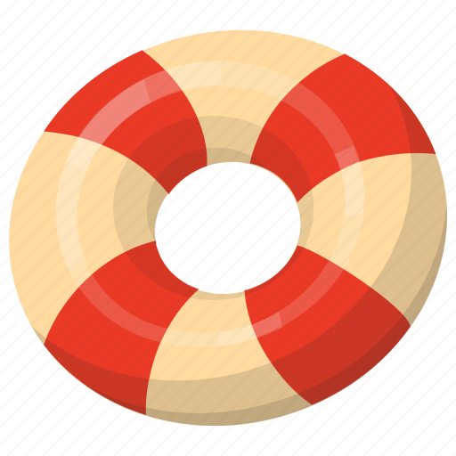 Inner tube, life saver, lifebuoy, pool float, pool tire icon - Download on Iconfinder