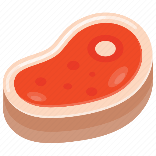 Frozen meat, game food symbol, meat product, raw meat, red meat icon - Download on Iconfinder