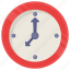 clock, time clock, timing game, video game icon, wall clock 