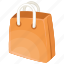 online shopping icon, paper bag, shopping bag, shopping bag clipart, single shopping bag 