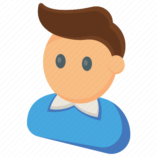 Cartoon, game character, human avatar, male human, young boy icon - Download on Iconfinder