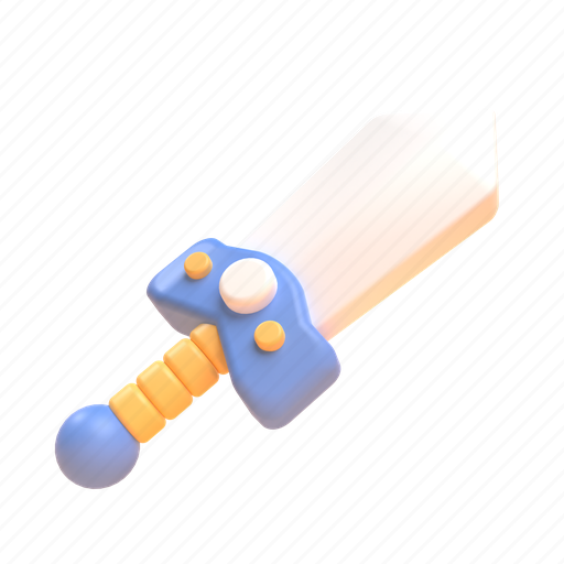 Sword, dinamic 3D illustration - Download on Iconfinder