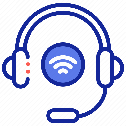 Audio, communication, gaming, device, microphone, headset icon - Download on Iconfinder