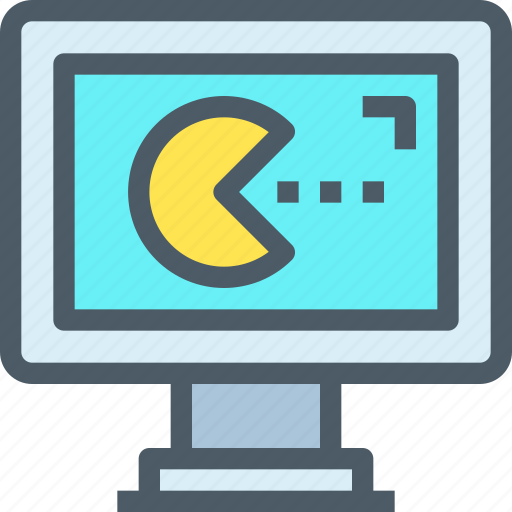 Computer, entertainment, game, pacman, play, technology icon - Download on Iconfinder