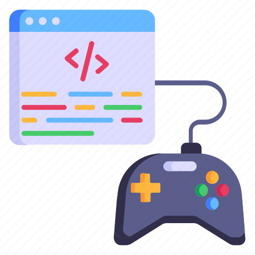 Game coding, game development, gaming website, game programming, web games icon - Download on Iconfinder