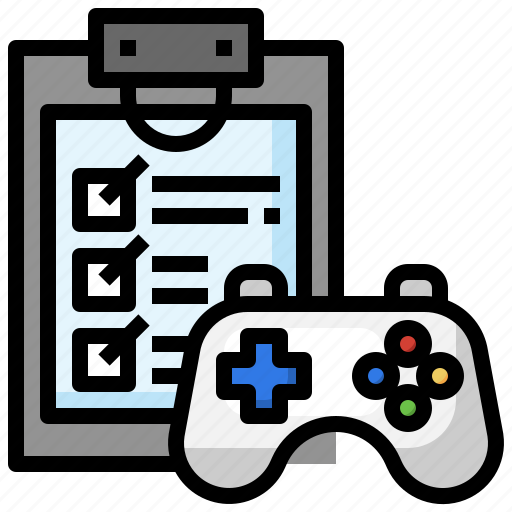 Testing, clipboard, check, list, gaming, game, development icon - Download on Iconfinder