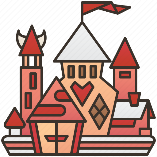 Building, castle, fairytale, fantasy, fortress icon - Download on Iconfinder