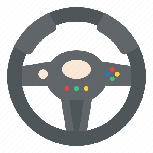 Steering, wheel, control, drive, racing icon - Download on Iconfinder