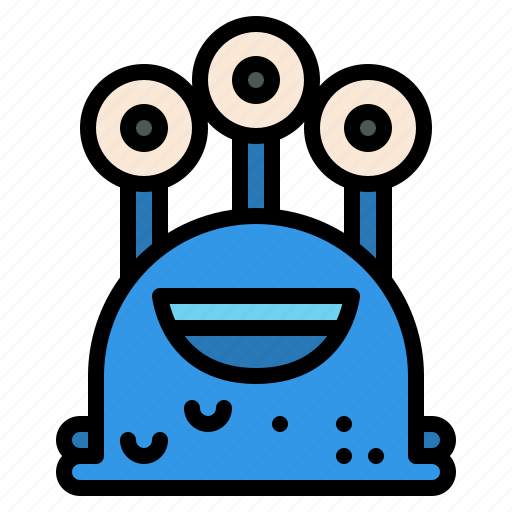 Monster, ghost, player, alien, game, item icon - Download on Iconfinder