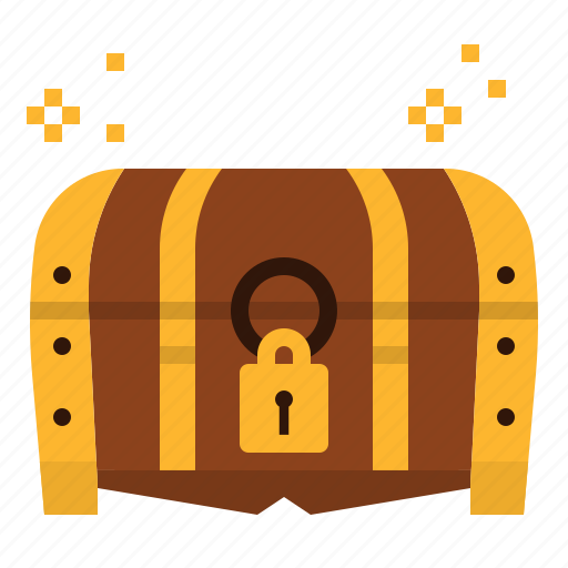 Bandits, box, lock, pirate, treasure, treasuty icon - Download on Iconfinder