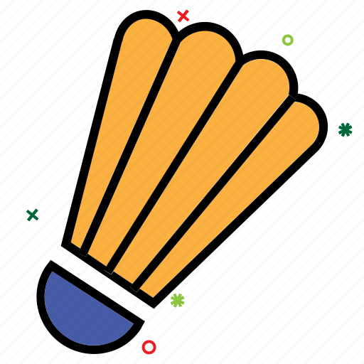 Badminton, feather cock, outdoor game, shuttle cock, shuttlecock, sports icon - Download on Iconfinder