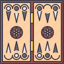 backgammon, board, fun, game, party 