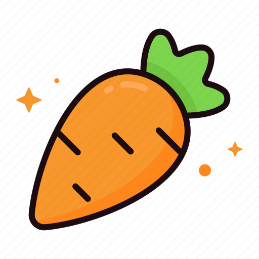 Carrot, food, vegetable, healthy, vegetarian, fresh, organic icon - Download on Iconfinder