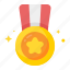 medal, winner, badge, achievement, reward, victory, champion 