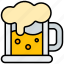 beer, mug, glass, game, gaming, item 