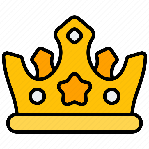 Crown, star, king, royalty, game, gaming, item icon - Download on Iconfinder