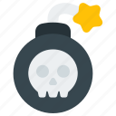 bomb, skull, explosion, weapon, game, gaming, item