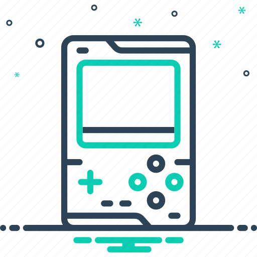 Retro, game, play, device, nostalgic, dated, video game icon - Download on Iconfinder