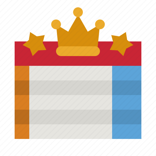 Leaderboard, podium, trophy, reward, competition icon - Download on Iconfinder