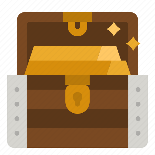 Treasure, chest, antique, ancient, pirate icon - Download on Iconfinder