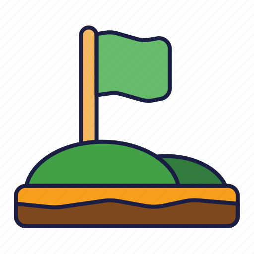 Flag, golf, goal, hole, finish icon - Download on Iconfinder