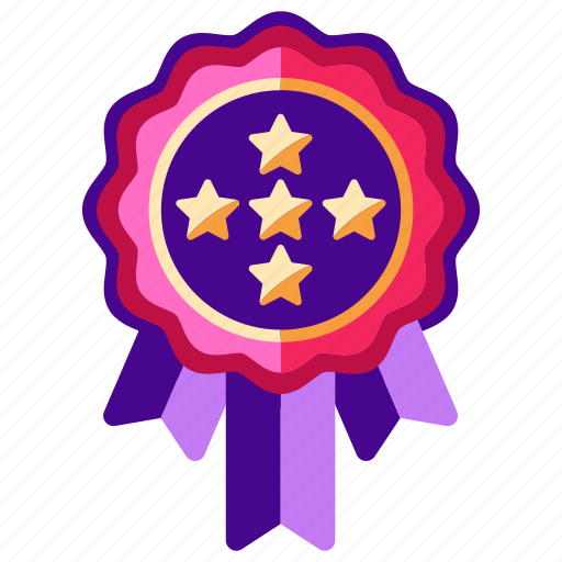 Rank, level, qualification, badge, reward, prize icon - Download on Iconfinder