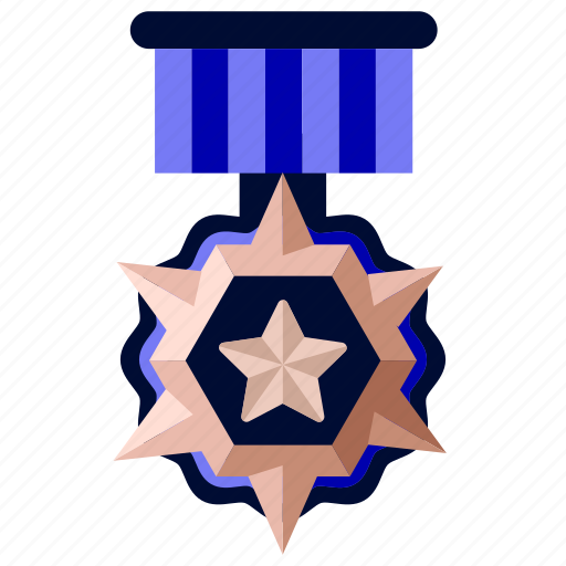 Badge, level, medal, achievement, star, award, prize icon - Download on Iconfinder
