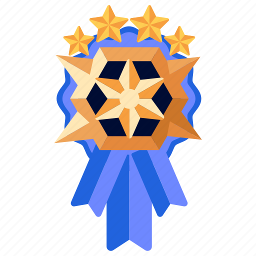 Level, game, medal, badge, prize, winner, rank icon - Download on Iconfinder