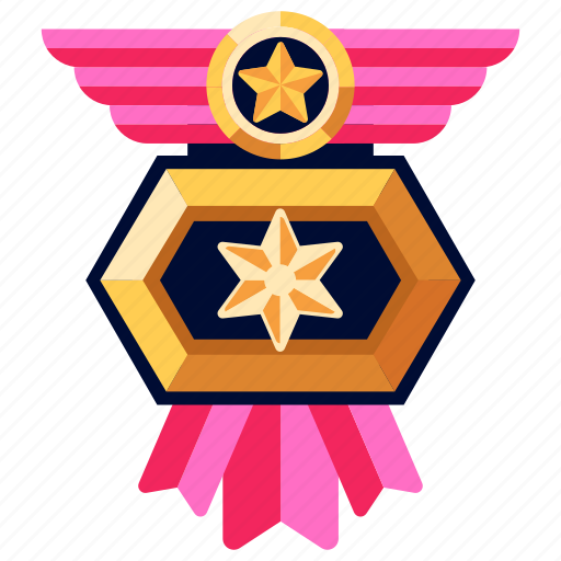 Rank, level, medal, achievement, trophy, reward, award icon - Download on Iconfinder