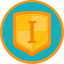 gamification, badge, shield, gold, first, trophy, win, winner, award, protection, best, achievement 