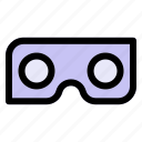 1, vr, cardboard, game, virtual, reality, glasses