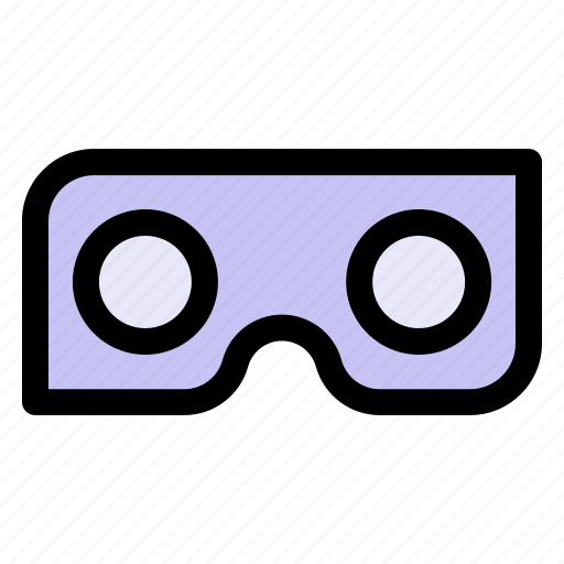 1, vr, cardboard, game, virtual, reality, glasses icon - Download on Iconfinder