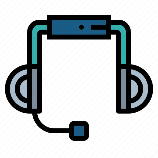 And, headphones, microphone, music, technology, telemarketer icon - Download on Iconfinder