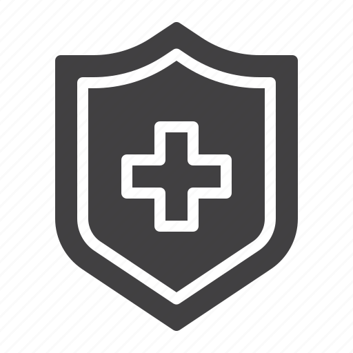Protection, shield, cross icon - Download on Iconfinder