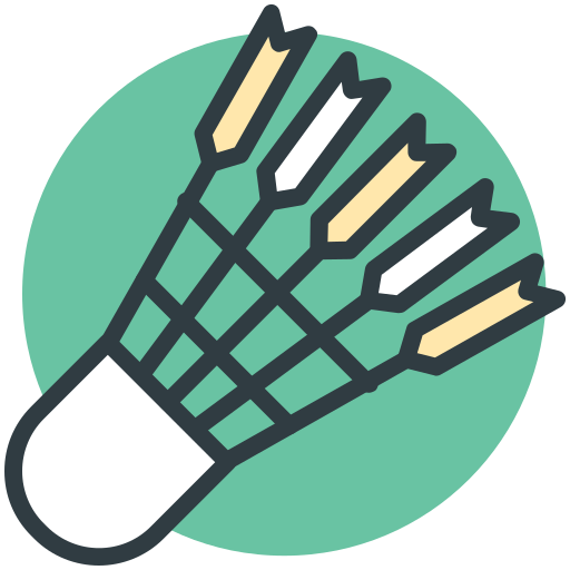 Badminton, badminton birdie, feather shuttlecock, shuttlecock, sports equipment icon - Download on Iconfinder