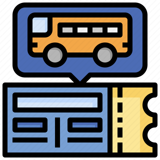 Bus, ticket, transport, travel icon - Download on Iconfinder