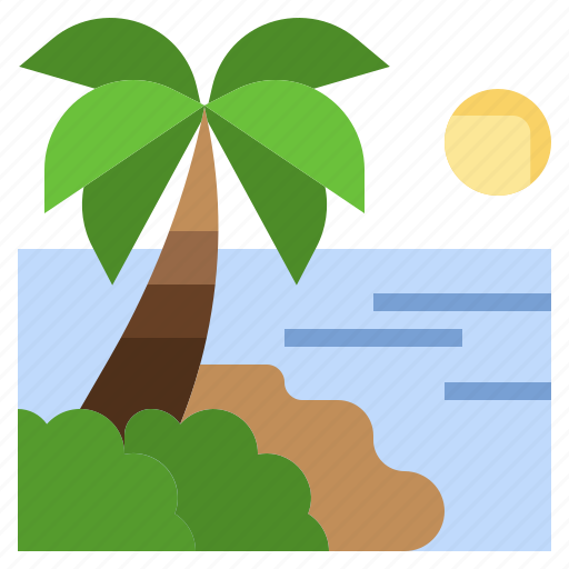 Beach, holidays, nature, summer, sun, vacations icon - Download on Iconfinder