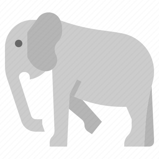 Animal, elephant, kingdom, life, mammal, wild, wildlife icon - Download on Iconfinder