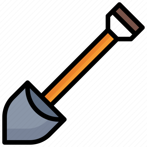Shovel, farming, gardening, construction, tools, dig icon - Download on Iconfinder