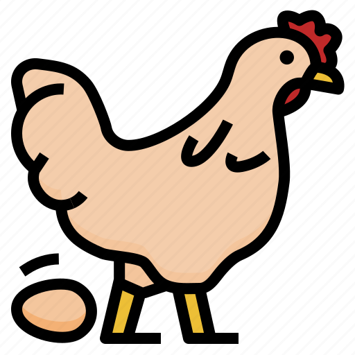 Broiler, chicken, egg, farm, hens, husbandry, poultry icon - Download on Iconfinder