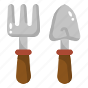 agriculture, fork, gardening, plant, tools